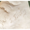 Alfred Jean Foretay 1861-1944. Floréal. Buste en marbre. | Biron Alfred Jean Foretay 1861-1944. Floréal. Buste en marbre.