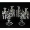Paire de candélabres Baccarat, XXème siècle | Biron ||||||||