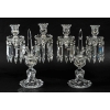 Paire de candélabres Baccarat, XXème siècle | Biron Paire de candélabres Baccarat, XXème siècle