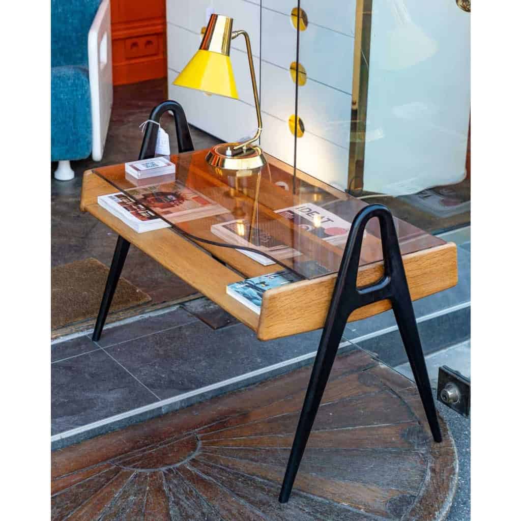 Table basse en chêne, années 1950 | Biron Table basse en chêne, années 1950