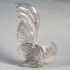 Mascotte « Coq Nain » verre blanc de René Lalique | Biron Mascotte « Coq Nain » verre blanc de René Lalique