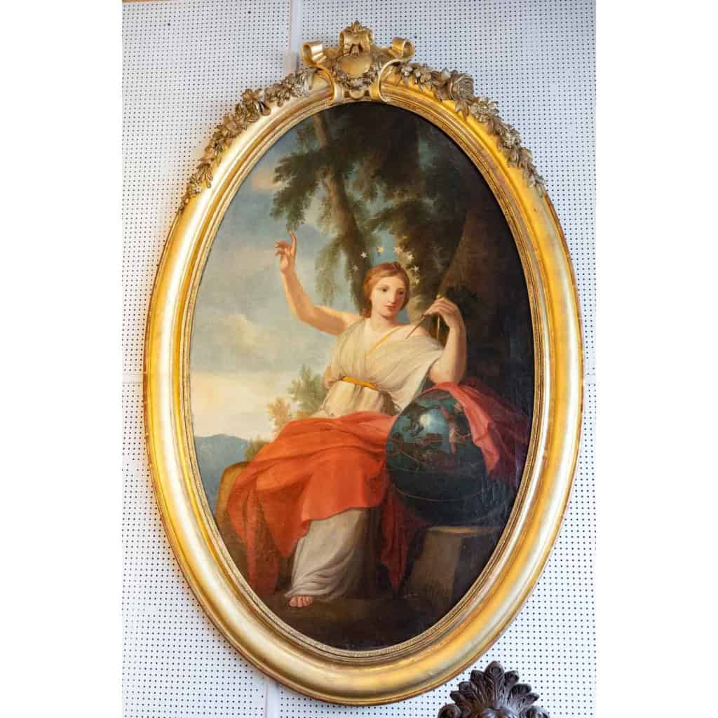 Série de quatre tableaux des quatre muses, début XIXème siècle | Biron Série de quatre tableaux des quatre muses, début XIXème siècle