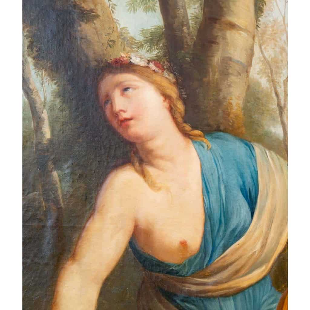 Série de quatre tableaux des quatre muses, début XIXème siècle | Biron Série de quatre tableaux des quatre muses, début XIXème siècle