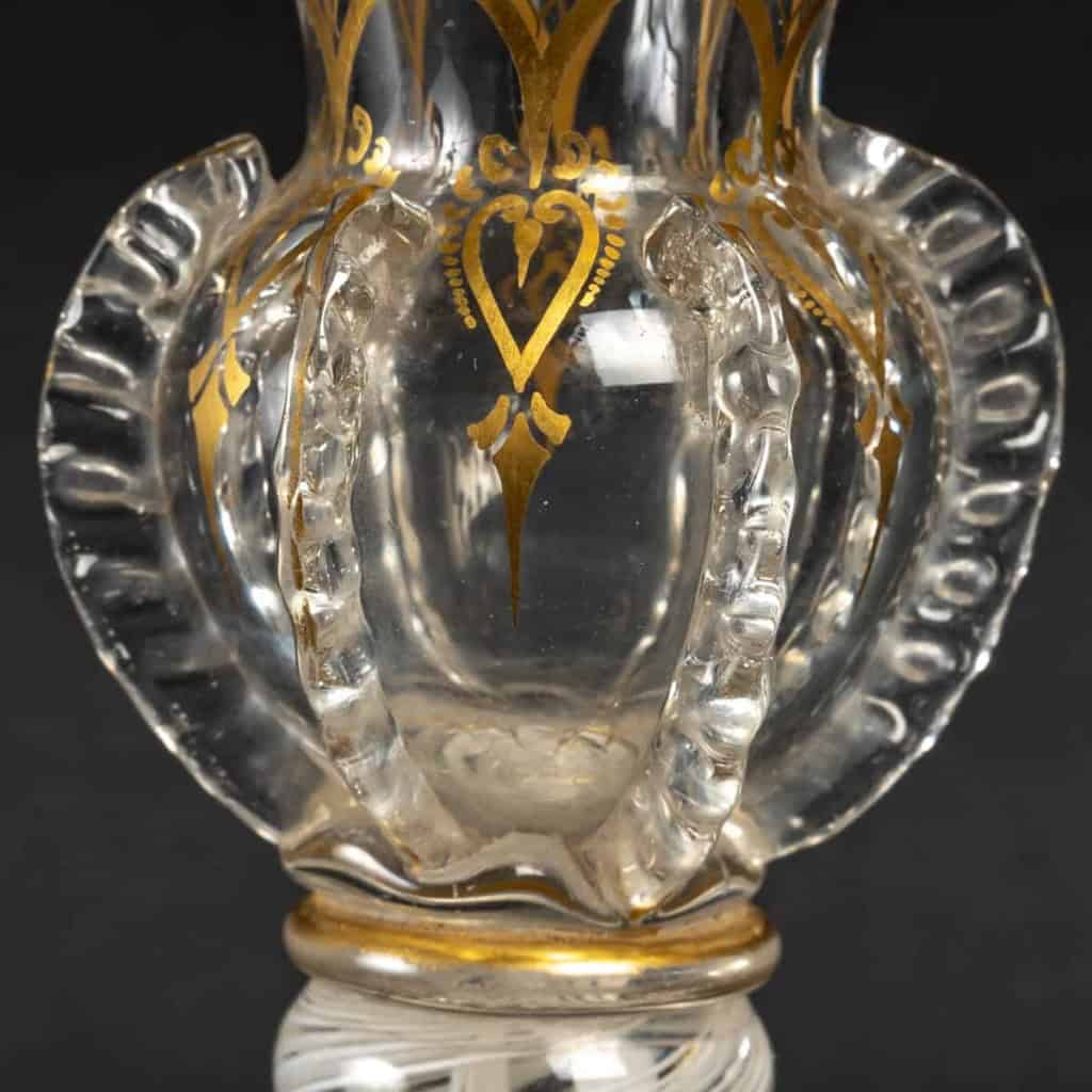 Paire de grands verres, XIXème siècle Pays Bas ou Angleterre | Biron Paire de grands verres, XIXème siècle Pays Bas ou Angleterre