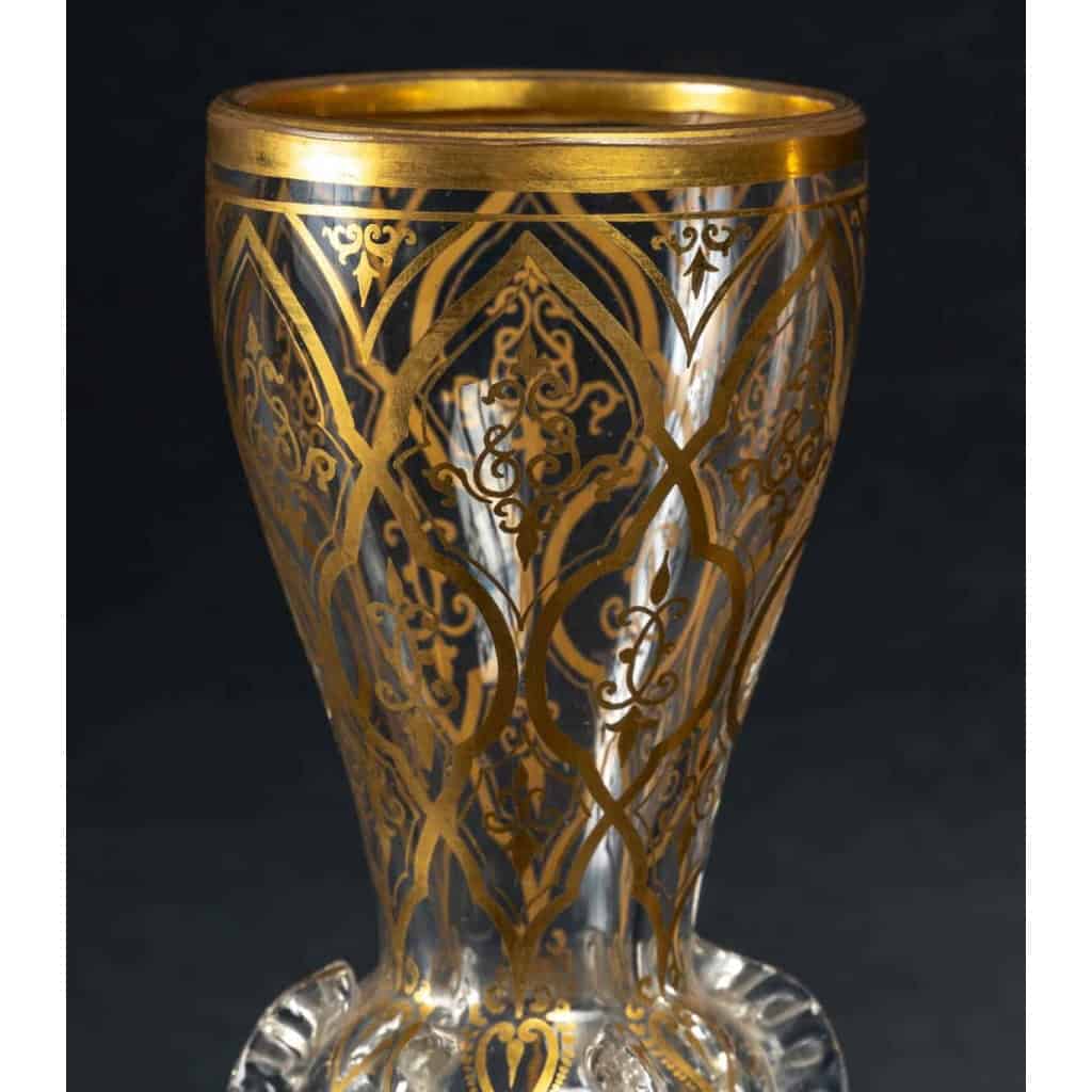 Paire de grands verres, XIXème siècle Pays Bas ou Angleterre | Biron Paire de grands verres, XIXème siècle Pays Bas ou Angleterre
