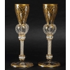 Paire de grands verres, XIXème siècle Pays Bas ou Angleterre | Biron Paire de grands verres, XIXème siècle Pays Bas ou Angleterre