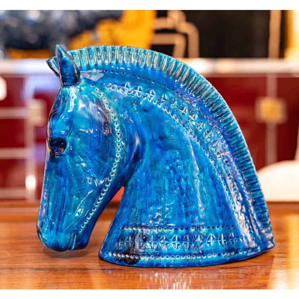 Aldo Londi pour Bitossi, Tête de cheval en céramique, années 1970 | Biron Aldo Londi pour Bitossi, Tête de cheval en céramique, années 1970