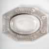 Cendrier « Alice » verre blanc patiné gris de René LALIQUE | Biron Cendrier « Alice » verre blanc patiné gris de René LALIQUE