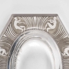 Cendrier « Alice » verre blanc patiné gris de René LALIQUE | Biron Cendrier « Alice » verre blanc patiné gris de René LALIQUE