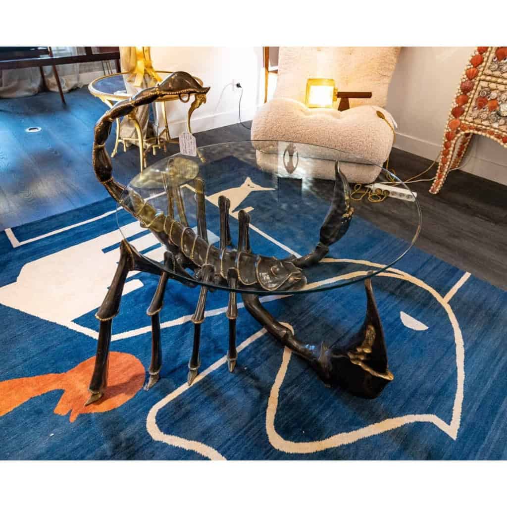 Jacques Duval-Brasseur, Table basse Scorpion, années 1970 | Biron Jacques Duval-Brasseur, Table basse Scorpion, années 1970