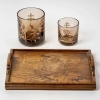 Service de Fumeurs « Chardons » en verre topaz émaillé d’Émile GALLE | Biron Service de Fumeurs « Chardons » en verre topaz émaillé d’Émile GALLE