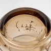 Service de Fumeurs « Chardons » en verre topaz émaillé d’Émile GALLE | Biron Service de Fumeurs « Chardons » en verre topaz émaillé d’Émile GALLE