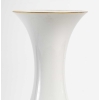 Paire de vases à décors de roses sur blanc de Sèvres, datés 1866 | Biron Paire de vases à décors de roses sur blanc de Sèvres, datés 1866