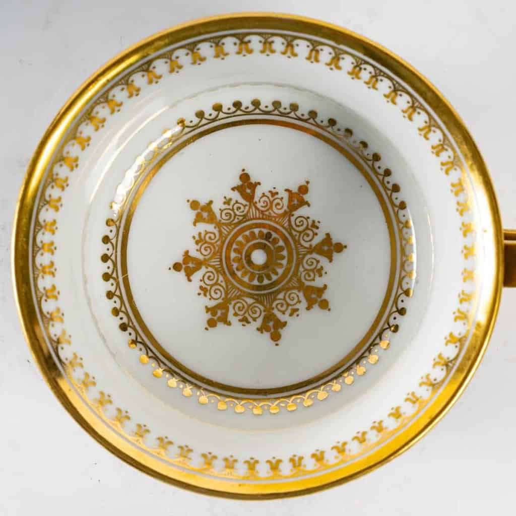 Service à thé bleu et or, Paris 1835 | Biron Service à thé bleu et or, Paris 1835