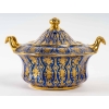 Service à thé bleu et or, Paris 1835 | Biron Service à thé bleu et or, Paris 1835