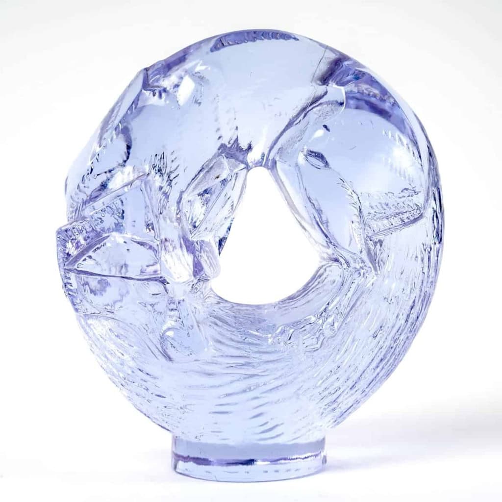 Cachet « Alaska » verre parme de René LALIQUE | Biron |||||||
