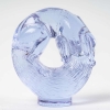 Cachet « Alaska » verre parme de René LALIQUE | Biron Cachet "Alaska" verre parme de René LALIQUE