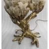 1970′Lampe Corail Éclairante En Bronze Avec Gypse Imitant le Cristal De Roche Style Duval Brasseur, Faure, Fernandez | Biron 1970′Lampe Corail Éclairante En Bronze Avec Gypse Imitant le Cristal De Roche Style Duval Brasseur, Faure, Fernandez
