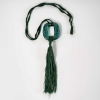Pendentif « Lézards » verre vert de René LALIQUE | Biron ||||||