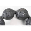 Sculpture céramique » black pearls troué » par Daphné Corregan | Biron Sculpture céramique " black pearls troué " par Daphné Corregan