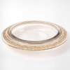 Coupe Plat « Ricquewihr » verre blanc patiné sépia de René LALIQUE | Biron |||||