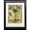 BUFFET Bernard Nature morte au vase de fleurs sur un guéridon Lithographie couleurs justifiée | Biron ||||||