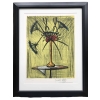 BUFFET Bernard Nature morte au vase de fleurs sur un guéridon Lithographie couleurs justifiée | Biron BUFFET Bernard Nature morte au vase de fleurs sur un guéridon Lithographie couleurs justifiée