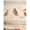Tissu en lin « fleurs et animaux du jardin » | Biron Tissu en lin "fleurs et animaux du jardin"