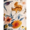 Tissu en lin « fleurs et animaux du jardin » | Biron Tissu en lin "fleurs et animaux du jardin"