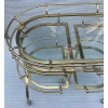 1950/70 Articulated Rolling Bar Brass and Gilt Bronze Provenance Parisian Palace DLG Maison Jansen | Biron 1950/70 Articulated Rolling Bar Brass and Gilt Bronze Provenance Parisian Palace DLG Maison Jansen