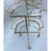 1950/70 Articulated Rolling Bar Brass and Gilt Bronze Provenance Parisian Palace DLG Maison Jansen | Biron 1950/70 Articulated Rolling Bar Brass and Gilt Bronze Provenance Parisian Palace DLG Maison Jansen