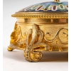 Coffret à bijoux en bronze doré et émaux cloisonnées fin XIXè siècle | Biron Coffret à bijoux en bronze doré et émaux cloisonnées fin XIXè siècle