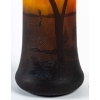 Haut Vase Daum de Nancy à la croix de Lorraine, Décor lacuste | Biron Haut Vase Daum de Nancy à la croix de Lorraine, Décor lacuste