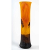 Haut Vase Daum de Nancy à la croix de Lorraine, Décor lacuste | Biron Haut Vase Daum de Nancy à la croix de Lorraine, Décor lacuste