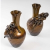 Paire de vases en régule avec des personnages, XIXème siècle | Biron Paire de vases en régule avec des personnages, XIXème siècle