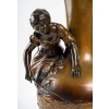 Paire de vases en régule avec des personnages, XIXème siècle | Biron Paire de vases en régule avec des personnages, XIXème siècle