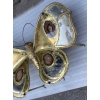 1970′ Table Basse Papillon Éclairante Agates Brunes DLG de Duval Brasseur / Isabelle Faure / Fernandez Pour Honoré Paris | Biron 1970′ Table Basse Papillon Éclairante Agates Brunes DLG de Duval Brasseur / Isabelle Faure / Fernandez Pour Honoré Paris
