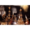 1950-70′ Paire de Lustres Ananas Style Maison Charles