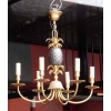 1950-70′ Paire de Lustres Ananas Style Maison Charles
