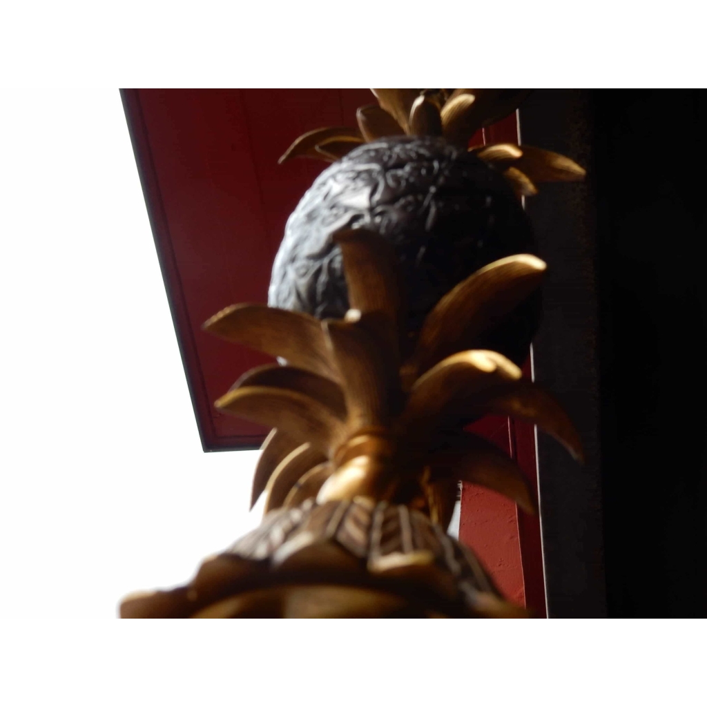 1950-70′ Paire de Lustres Ananas Style Maison Charles
