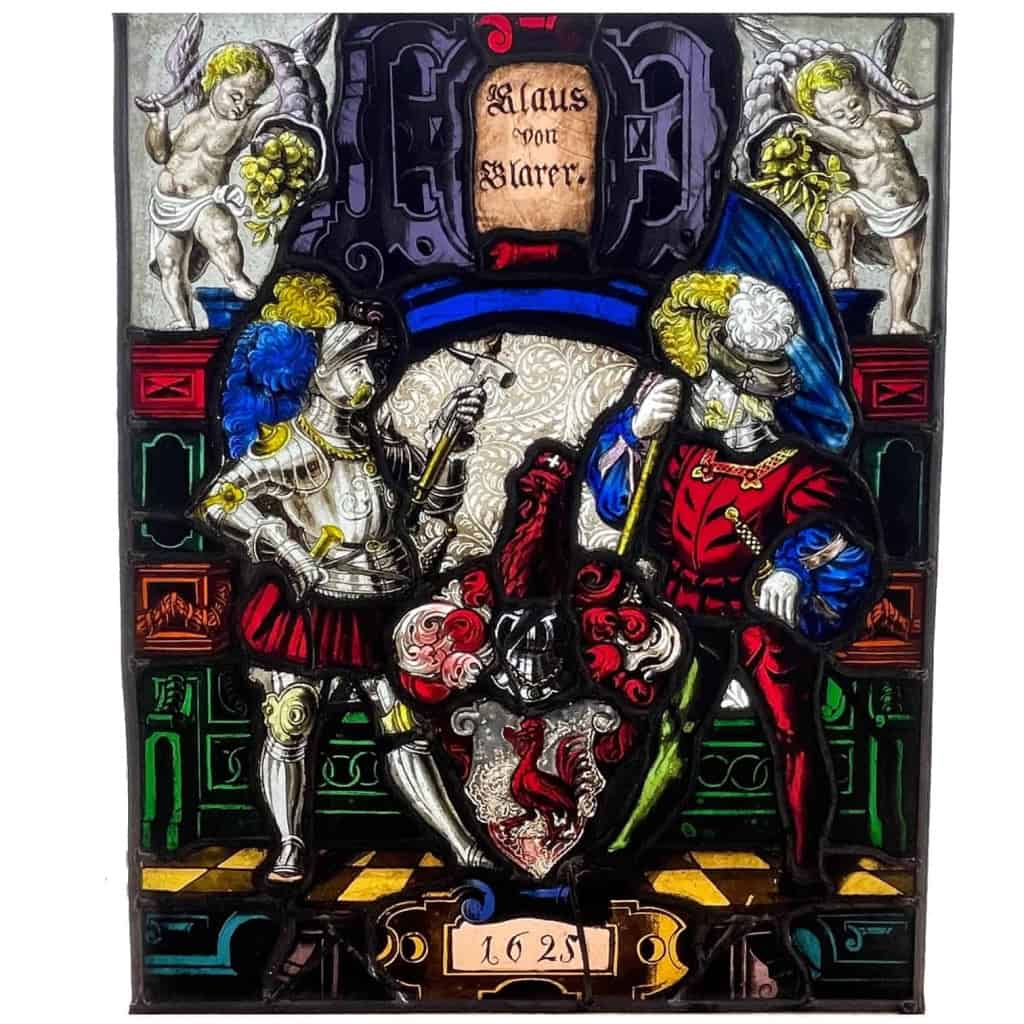 Vitrail vitraux au Coq | Biron |||||||