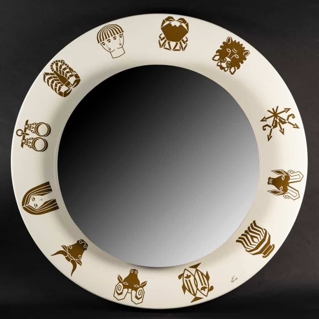 Paire de miroirs lumineux FORNASETTI | Biron Paire de miroirs lumineux FORNASETTI