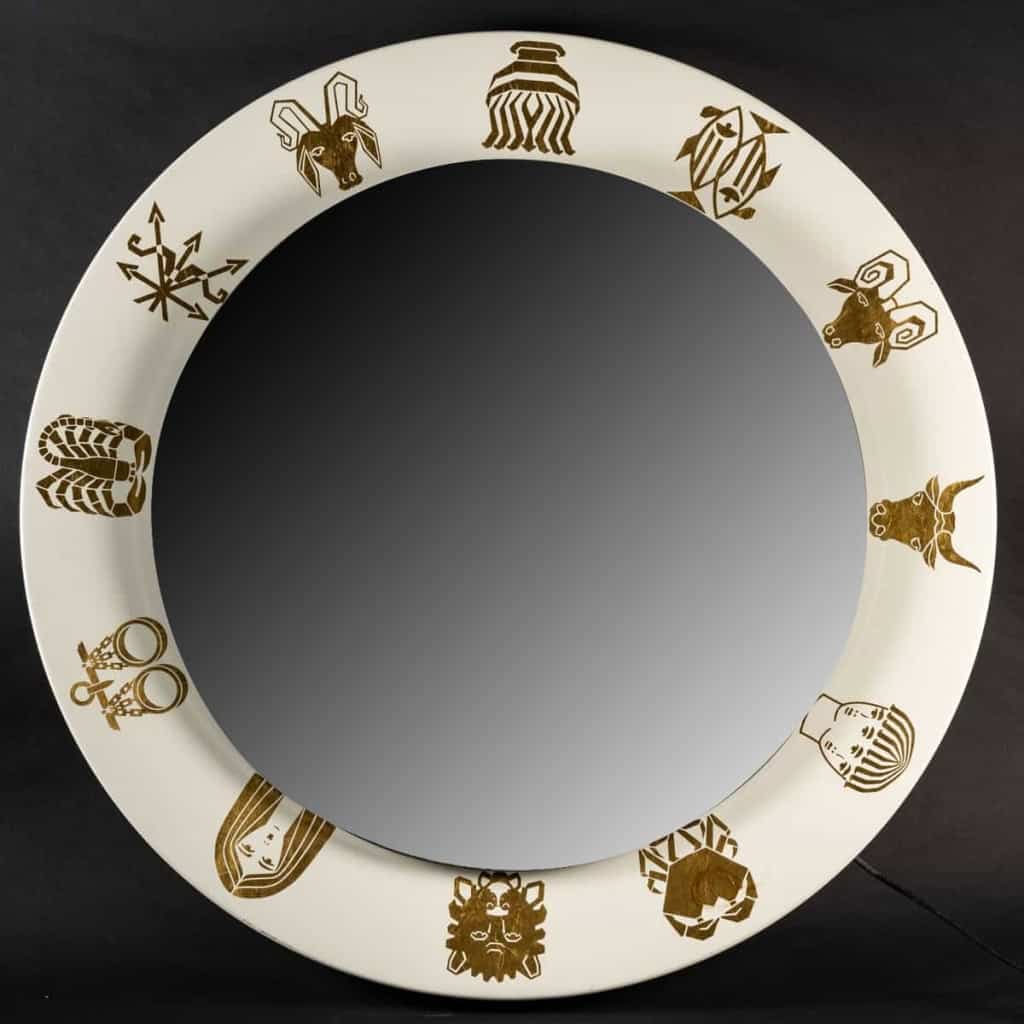 Paire de miroirs lumineux FORNASETTI | Biron Paire de miroirs lumineux FORNASETTI