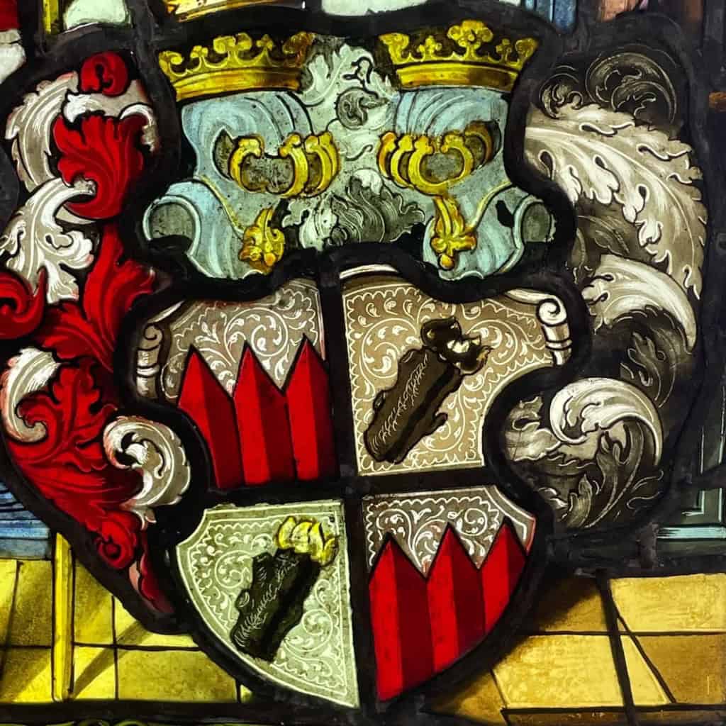 Vitrail vitraux au Blason | Biron Vitrail vitraux au Blason