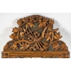 Important miroir en bois sculpté, doré et peint de style Louis XVI, fin XIXème siècle | Biron Important miroir en bois sculpté, doré et peint de style Louis XVI, fin XIXème siècle