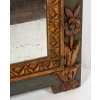 Important miroir en bois sculpté, doré et peint de style Louis XVI, fin XIXème siècle | Biron Important miroir en bois sculpté, doré et peint de style Louis XVI, fin XIXème siècle