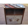 1950/70 Bar à Décor de Fleurs Eglomisées | Biron 1950/70 Bar à Décor de Fleurs Eglomisées