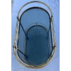 1970′ Desserte Style Art Nouveau en Laiton Doré Maison Jansen | Biron 1970′ Desserte Style Art Nouveau en Laiton Doré Maison Jansen