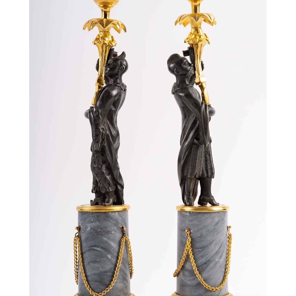 Paire de Candelabres XVIIIème siècle | Biron ||||||||
