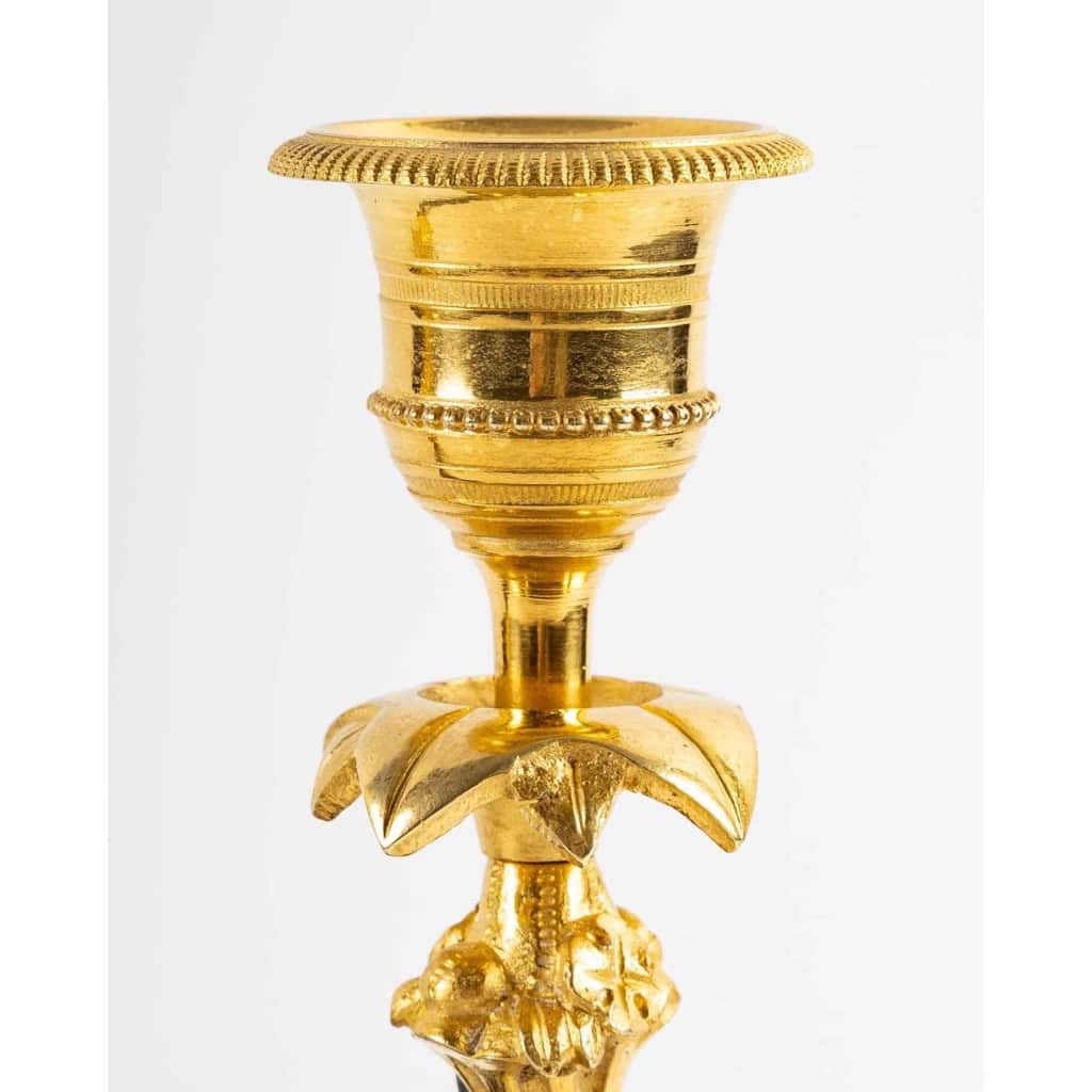 Paire de Candelabres XVIIIème siècle | Biron Paire de Candelabres XVIIIème siècle